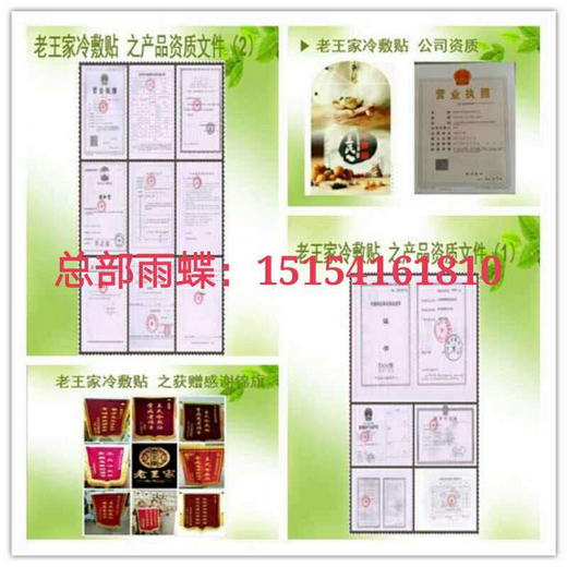 王氏冷敷贴总部雨蝶诚邀全国各地代理商实体店合作共赢