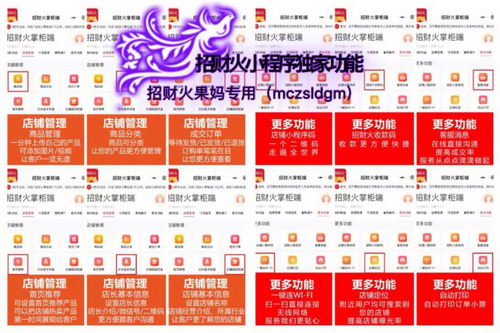 招财火小程序使用教程及常见问题解答|招财火小程序招商主管果妈