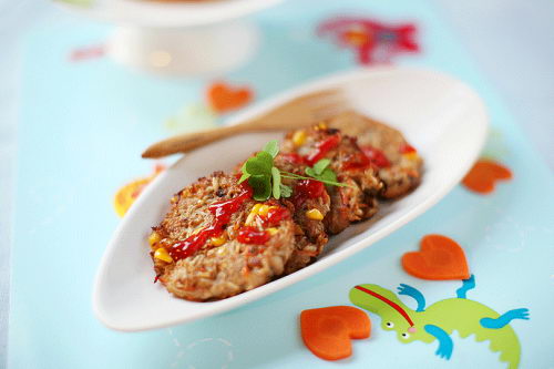 加拿大芥花油春季开胃菜谱:五彩藕饼