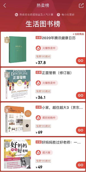 腾讯医典健康日历登上京东生活类新书榜第一 为健康打卡助你成为更好的自己